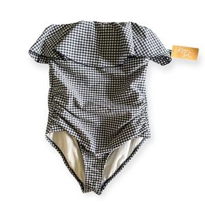 Kona sol strapless one piece swim suit